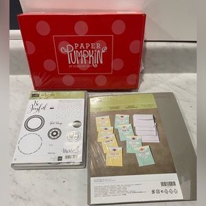 Stampin’ Up Paper Pumpkin May 2021, Pocket Card Kit Merriest, Wishes stamp set